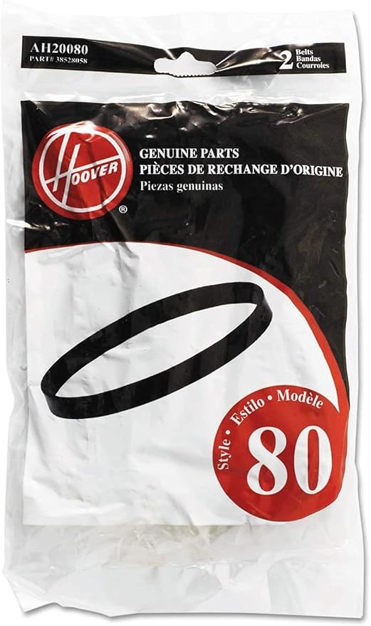 REPLACEMENT HOOVER T-SERIES VACUUM CLEANER BELT, PACK OF 2