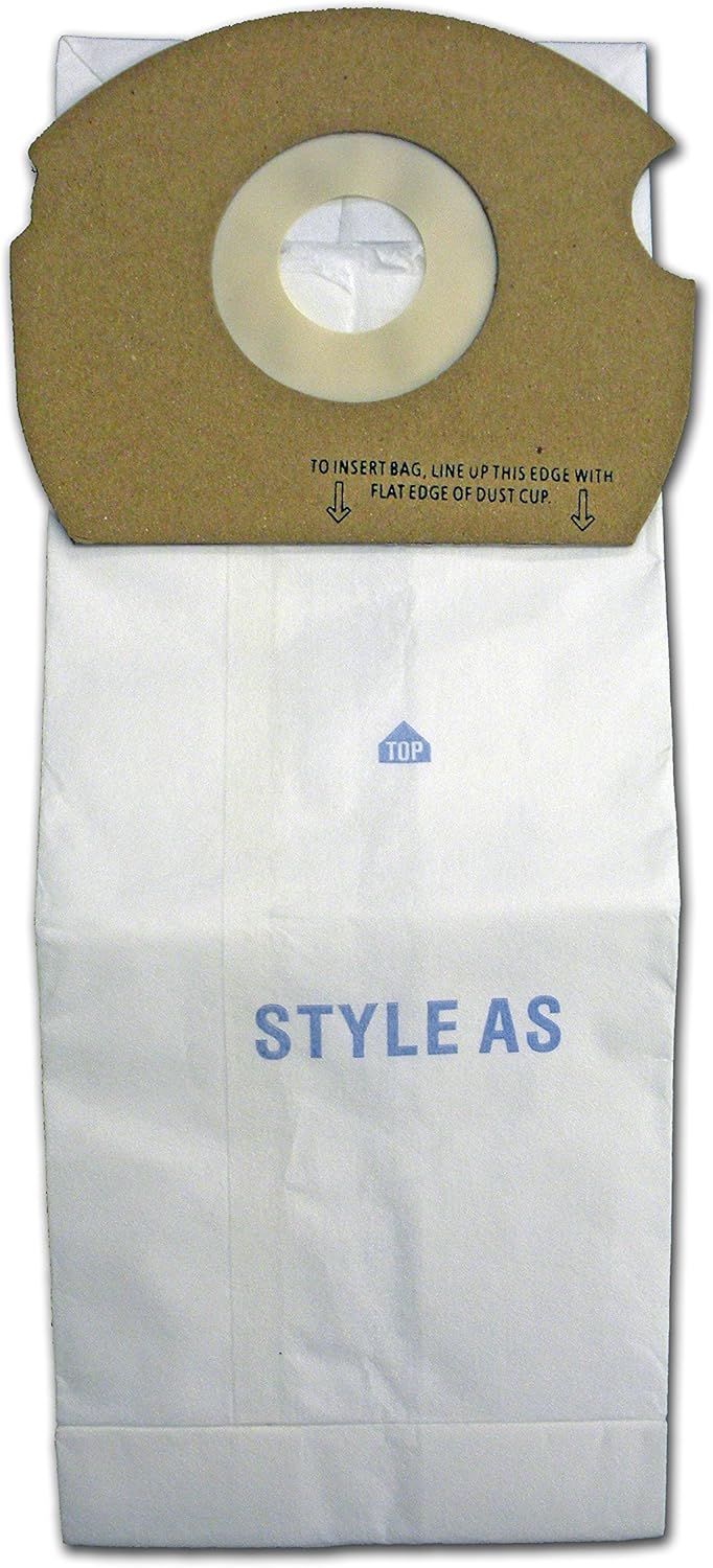 REPLACEMENT MICRO FILTRATION VACUUM BAGS FOR EUREKA TYPE AS AS1050 SERIES, PACK OF 3