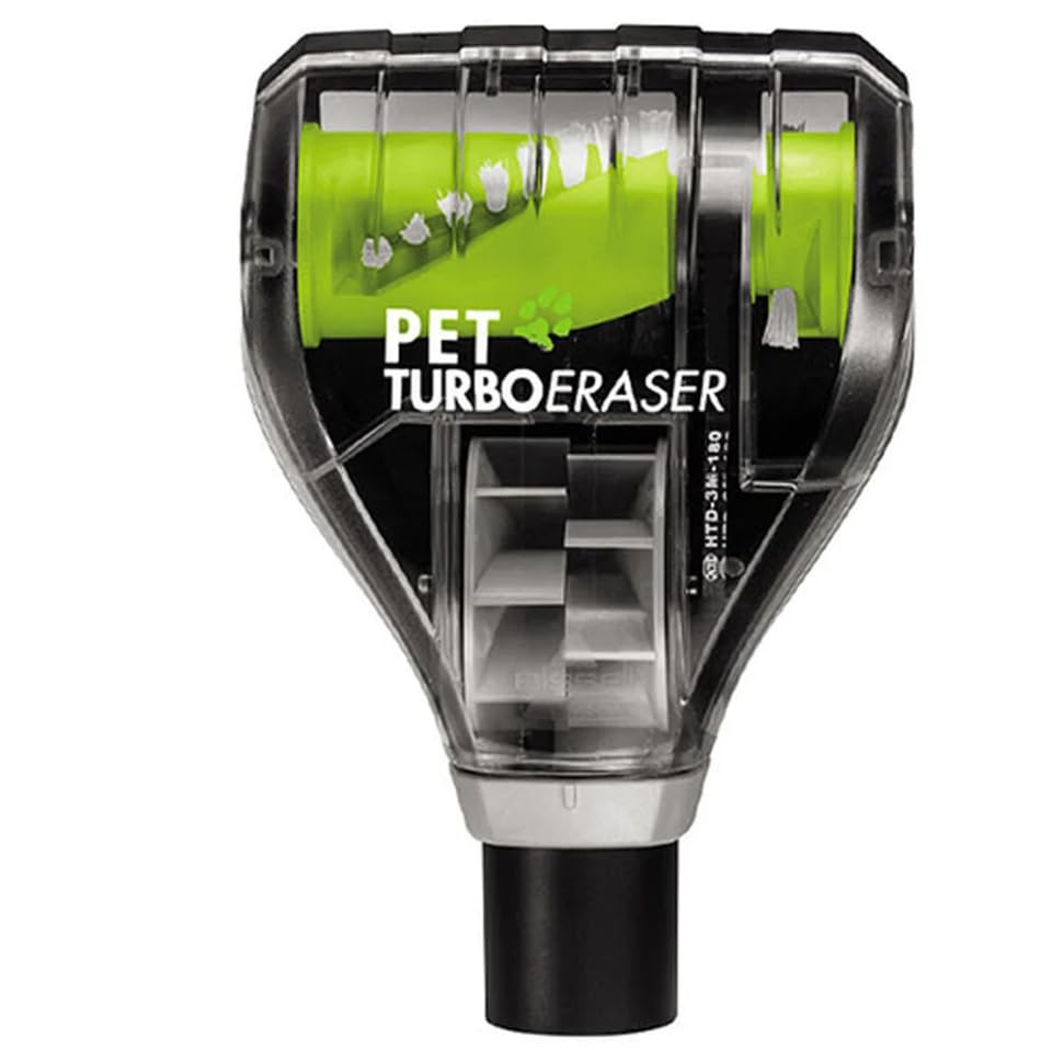 REPLACEMENT PET HAIR REMOVAL TURBO BRUSH TOOL FOR BISSELL VACUUM CLEANERS, PET HAIR VACUUM ATTACHMENT, TURBOERASER