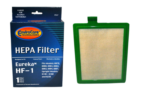 ENVIROCARE REPLACEMENT VACUUM HEPA FILTERS FOR EUREKA HF-1