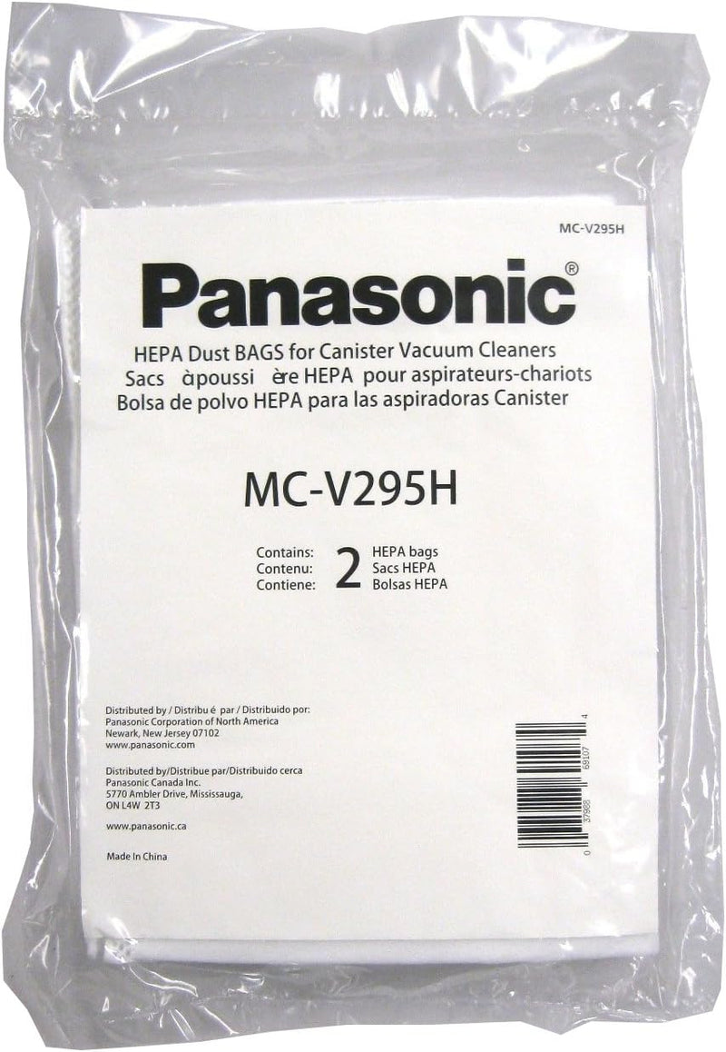 PANASONIC TYPE C-19 CANISTER HEPA VACUUM BAG, PACK OF 2