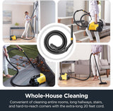 EUREKA 3670M CANISTER VACUUM CLEANER, WITH 5 BAGS, YELLOW