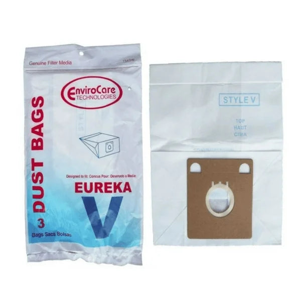 ENVIROCARE EUREKA STYLE V VACUUM BAGS EXPRESS CANISTER, PACK OF 3