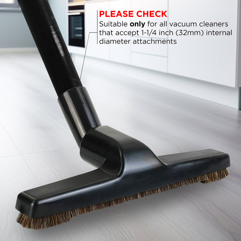 SELGO UNIVERSAL 1 ¼ INCH (32MM) VACUUM CLEANER FLOOR BRUSH 12" WIDE